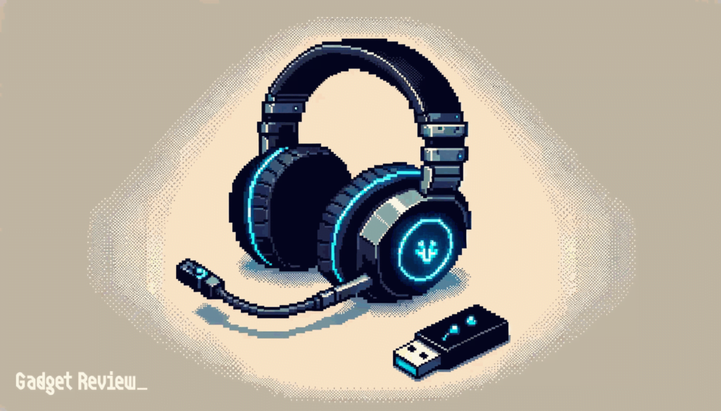 wireless headset with the dongle