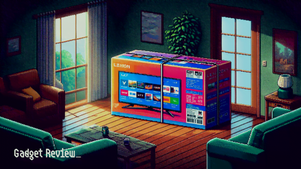 brand new TV in box purchase