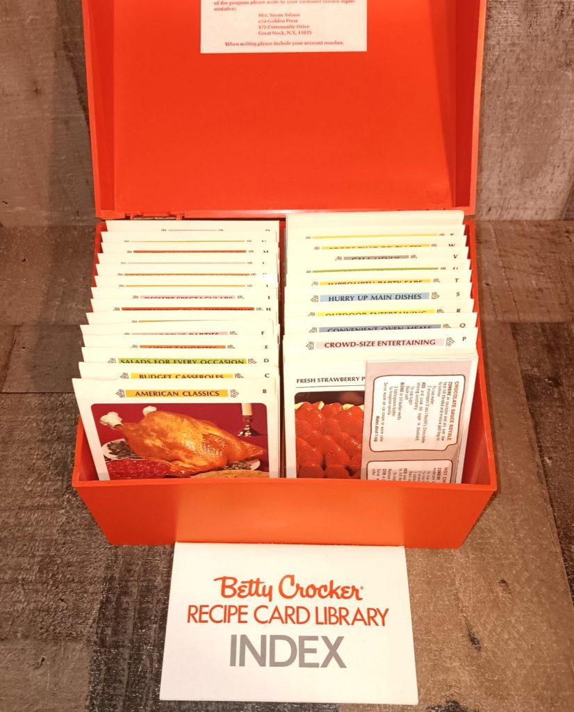 Betty Crocker Recipe Card Library