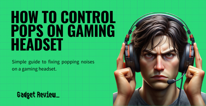how to control pops on gaming headset guide