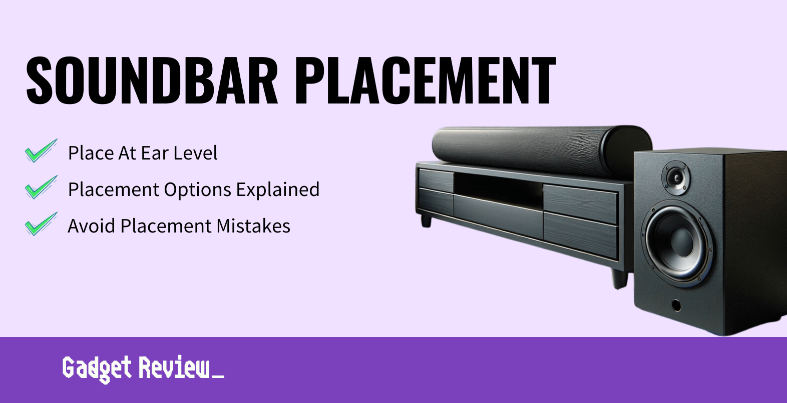soundbar placement guide