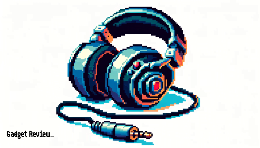 headset with the wires showing
