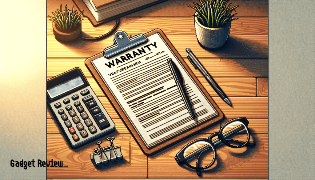 warranty on the table
