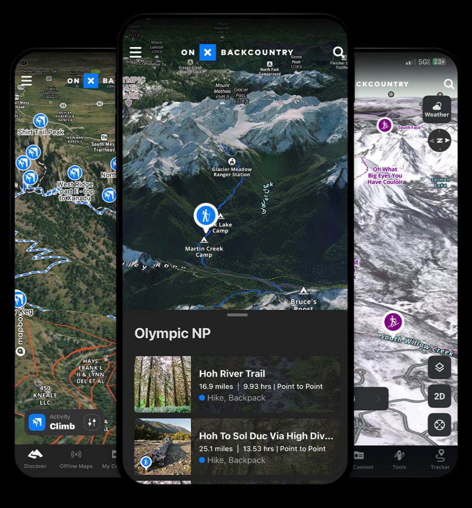 OnX Backcountry Navigation App