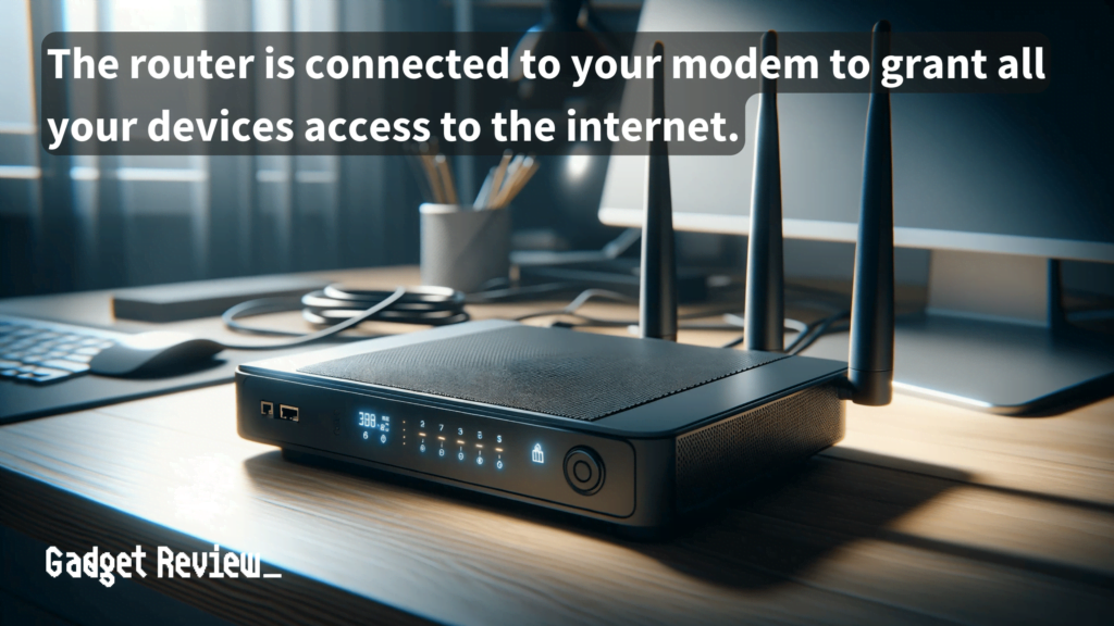 a connected wireless router