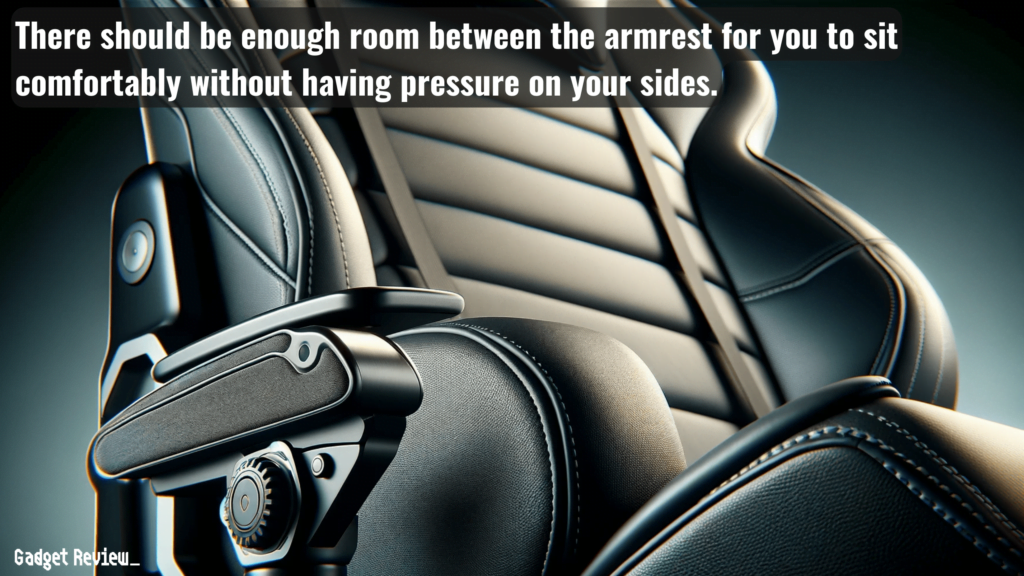 The seat should accommodate y