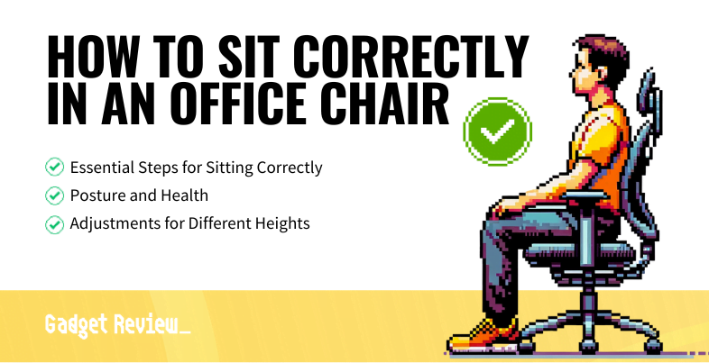 How To Sit Correctly in an Office Chair