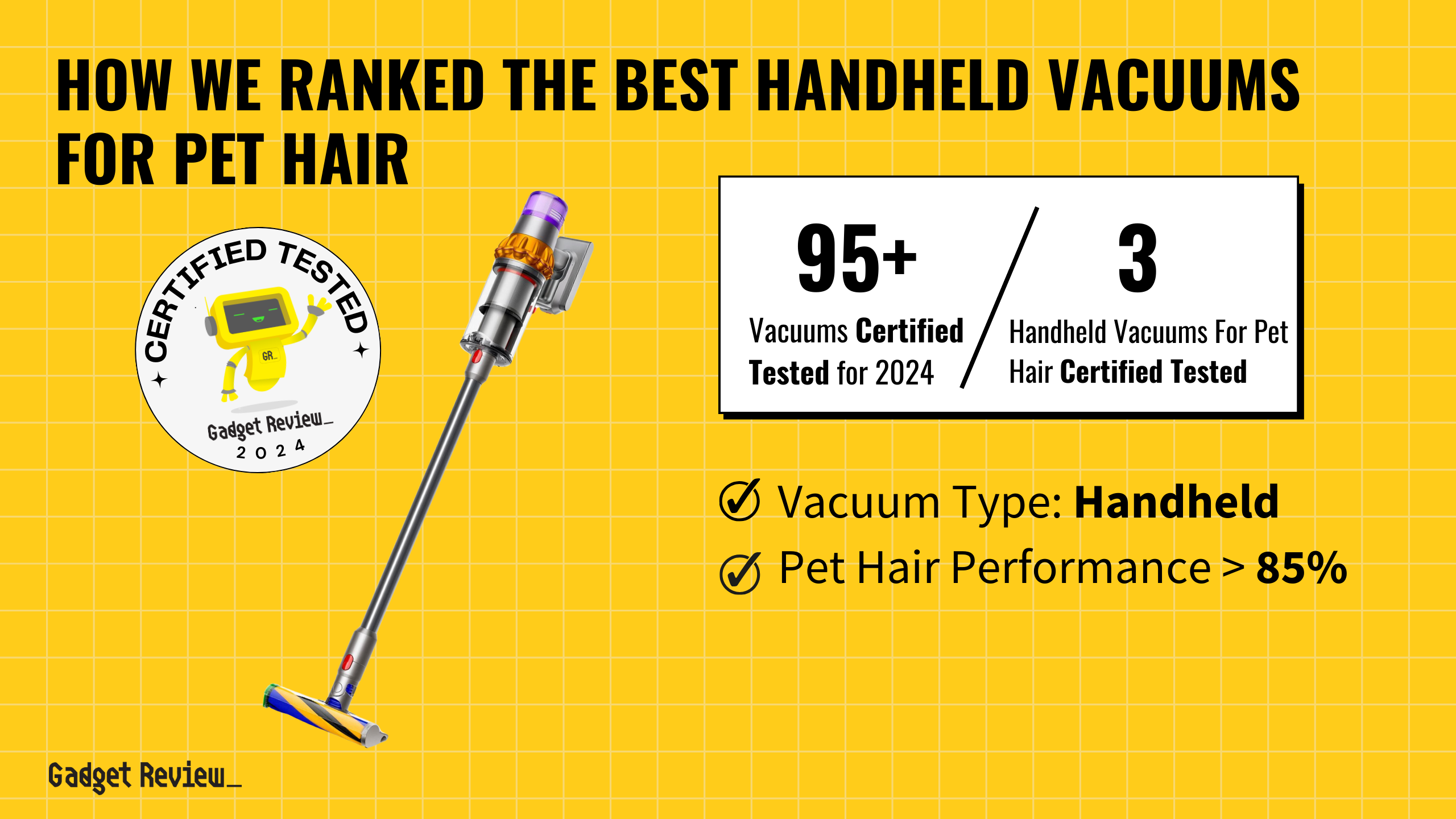 best handheld vacuum for pet hair guide that shows the top best vacuum cleaner model