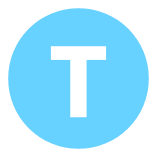 blue T