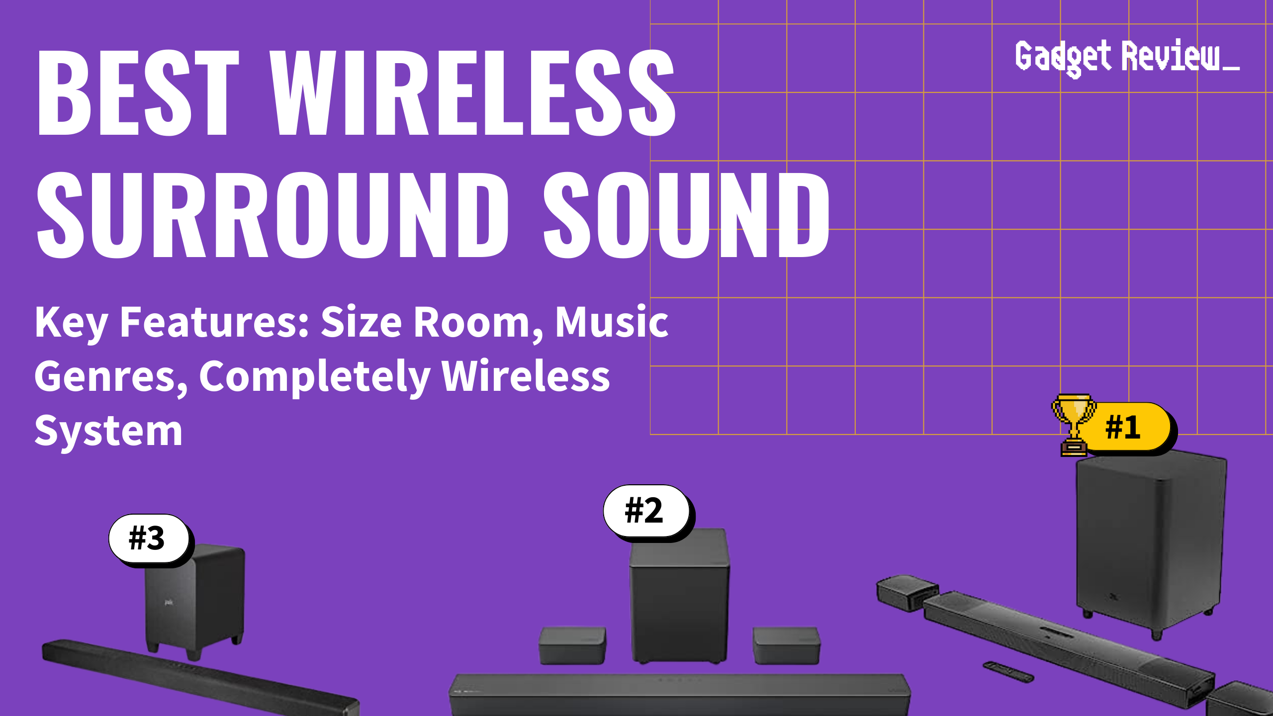 best wireless surround sound featured image that shows the top three best bluetooth speaker models