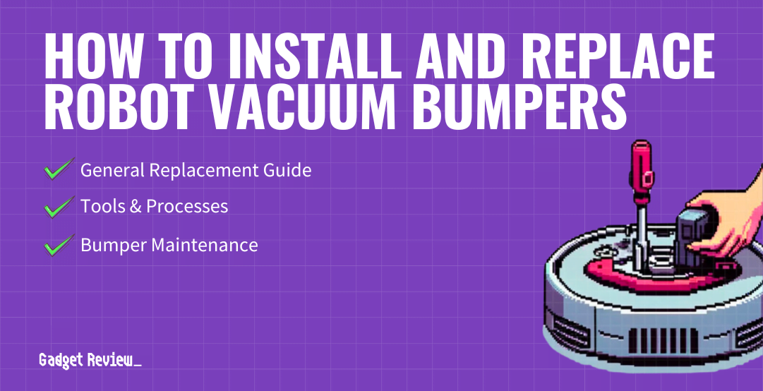 how to install and replace robot vacuum bumpers guide