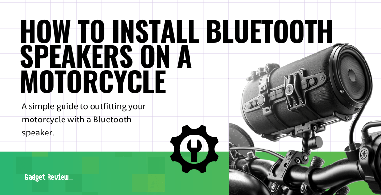 how to install bluetooth speakers on a motorcycle guide