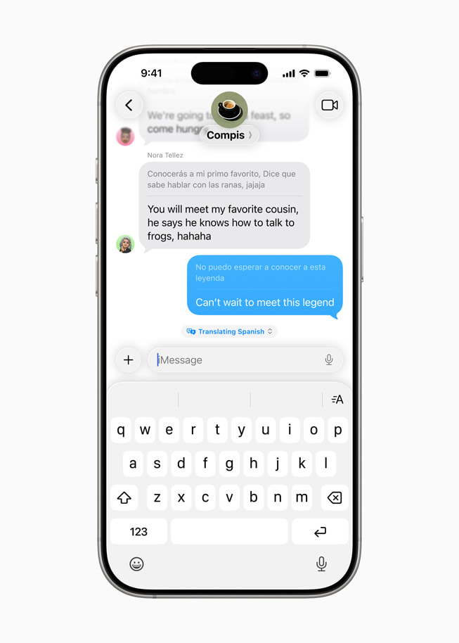 iOS 26 message translation
