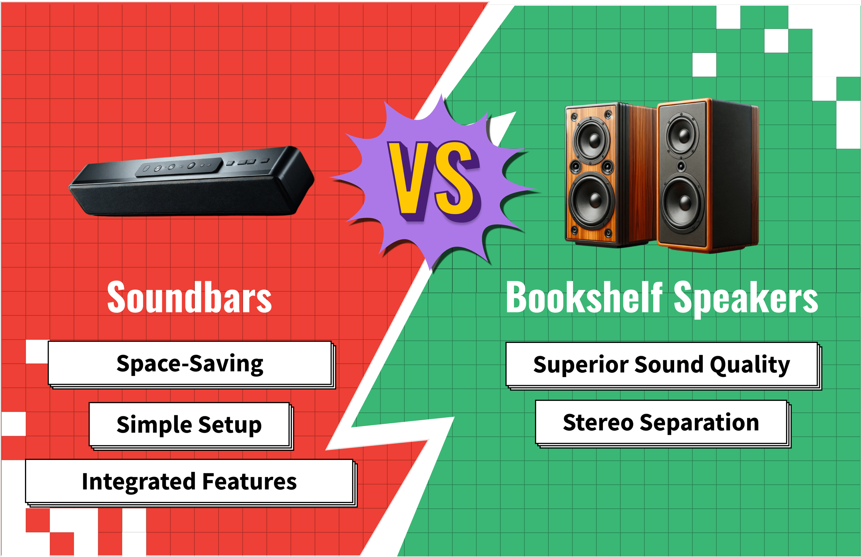 soundbar vs bookshelf speakers guide