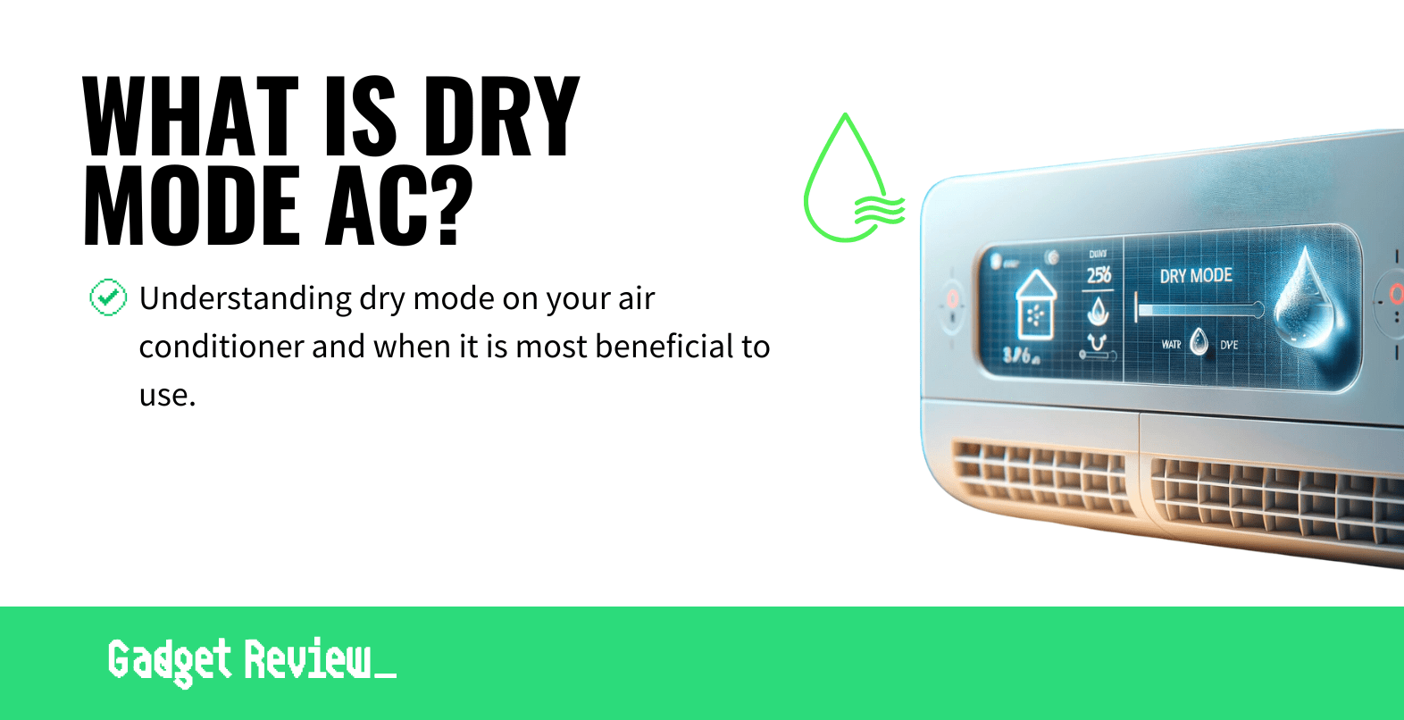 what is dry mode ac guide