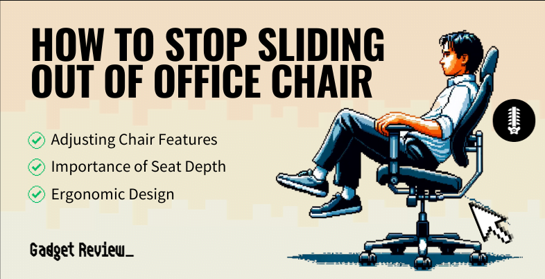 how to stop sliding out of office chair guide